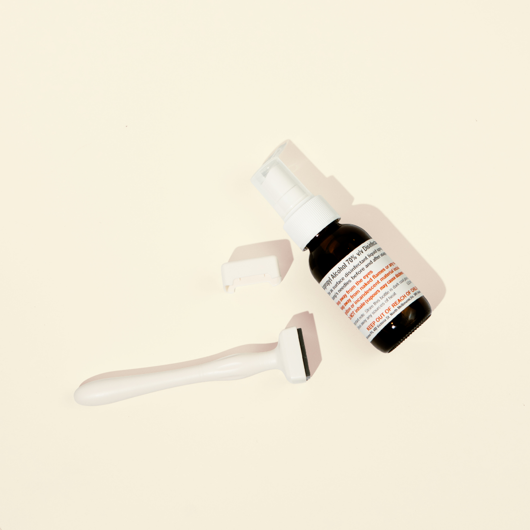 Derma Stamp with Disinfectant Spray
